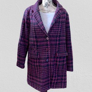 Merona 3/4 Length Winter Coat | Houndstooth - image 1